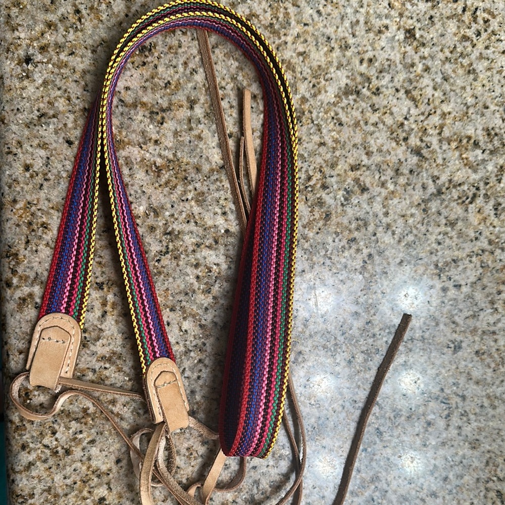 Consuela Red and Blue Belt with Durable Woven Design